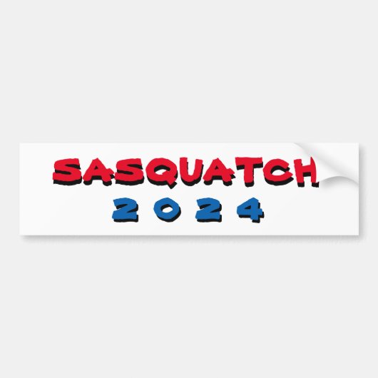 Sasquatch 2024 bumpersticker (Voorkant)