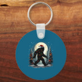 Sasquatch 67 Santa Bigfoot Christmas Tree Funny  Sleutelhanger (Voorkant)