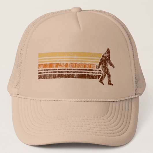 Sasquatch a affligé le rétro casquette vintage de (Devant)