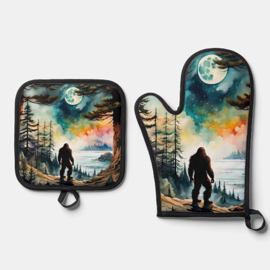 Sasquatch Bay Ovenwant & Pannenlap Set (Voorkant)