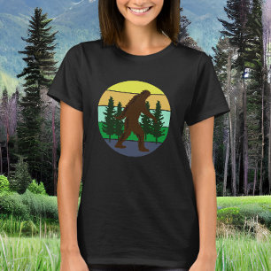 Sasquatch Believer Sunset Bigfoot T-shirt