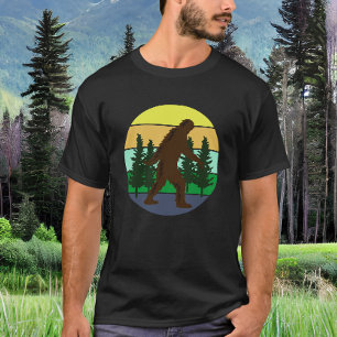 Sasquatch Believer Sunset Bigfoot T-shirt