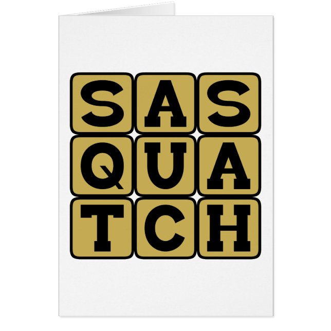 Sasquatch, Bigfoot (Devant)