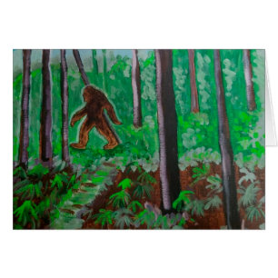 Sasquatch Bigfoot Art - "Garden Variety Sasquatch