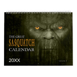 SASQUATCH BIGFOOT CALENDAR - VOLUME 3 KALENDER
