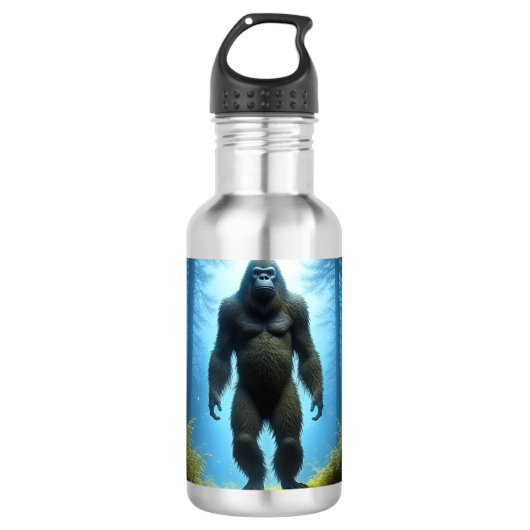 Sasquatch Bigfoot-gelovigen Waterfles (Voorkant)