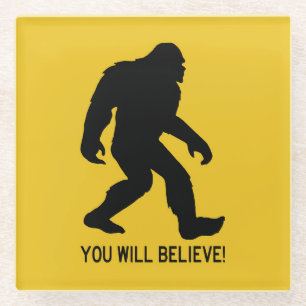 Sasquatch (Bigfoot) je zult geloven! Glazen Onderzetter