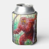Sasquatch Bigfoot Koelbox Coozie (Blikje Voorkant)