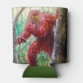 Sasquatch Bigfoot Koelbox Coozie (Achterkant)