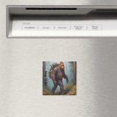 Sasquatch Bigfoot sticker Magnet Magneet (Insitu (Vaatwasser))