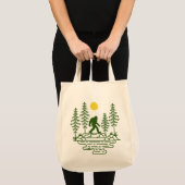 Sasquatch boodschappentas tote bag (Voorkant (product))