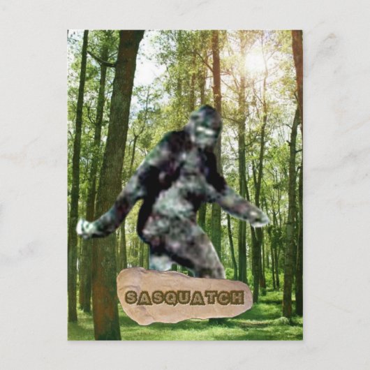 Sasquatch-Briefkaarten Briefkaart (Voorkant)