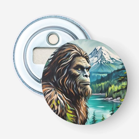 Sasquatch Button Flesopener (Voorkant)