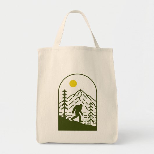 Sasquatch-Canvas tas (Voorkant)