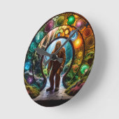 Sasquatch Dimensional Portal Ronde Klok (Hoek)