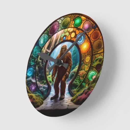 Sasquatch Dimensional Portal Ronde Klok (Hoek)