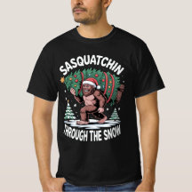 Sasquatch door de sneeuw