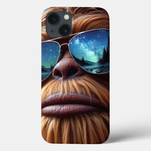 Sasquatch en sterren Case-Mate iPhone case (Achterkant)