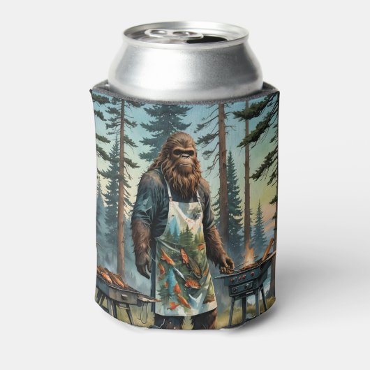 Sasquatch Fish Grillmaster Pap Blikjeskoeler (Blikje Achterkant)