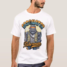 Sasquatch Fisherman T-shirt