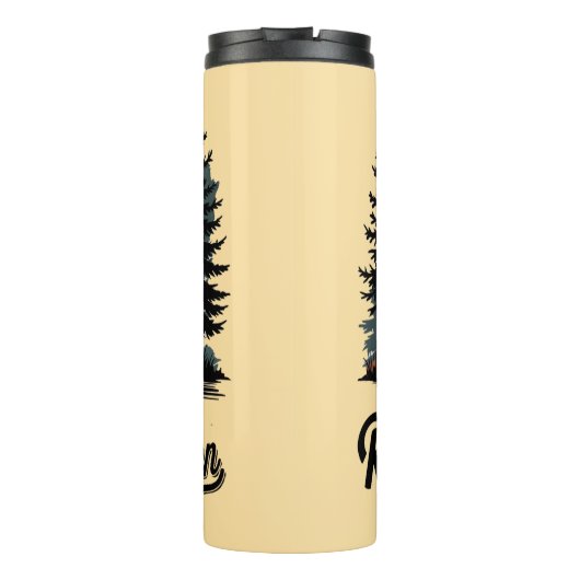  Sasquatch Forest Adventure Design Thermosbeker (Achterkant)