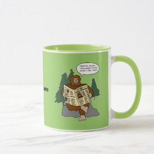 Sasquatch Gift Idea Funny Bigfoot Cartoon Mok