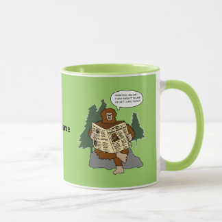 Sasquatch Gift Idea Funny Bigfoot Cartoon Mok
