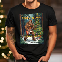 Sasquatch Gitaar Rockin' Rond Kerstboom
