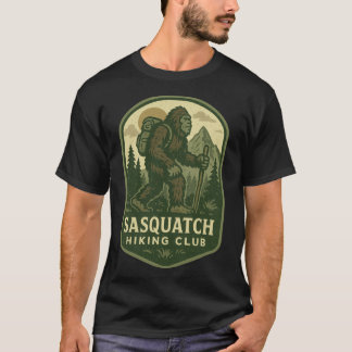 Sasquatch Hiking Club family girl T-shirt