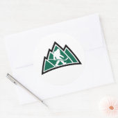 Sasquatch Hockey 3" autocollant rond (feuille de 6 (Enveloppe)