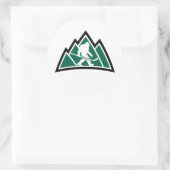 Sasquatch Hockey 3" autocollant rond (feuille de 6 (Sac)