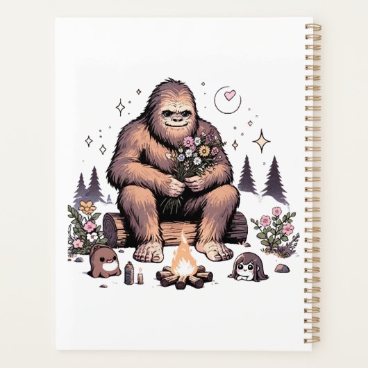 Sasquatch Holding Bloemen Planner (Achterkant)