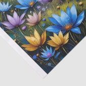  Sasquatch in Floral Mountain valley Tissuepapier (Detail)