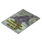 Sasquatch Investigation Journal - Bigfoot notebook Notitieboek (Linkerzijde)