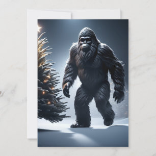 Sasquatch Kerstkaart