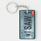 Sasquatch License Bord Sleutelhanger (Voorkant)