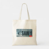 Sasquatch License Bord Tote Bag (Achterkant)