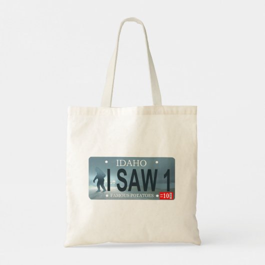 Sasquatch License Bord Tote Bag (Achterkant)