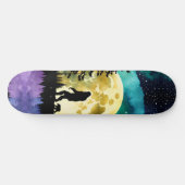 Sasquatch lopen met zijn huisdier Beer welp Skateboard (Horizontaal)