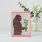 Sasquatch Love Briefkaart (Staand voorkant)