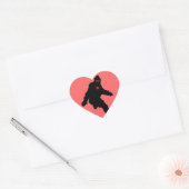 Sasquatch Love Hart Sticker (Envelop)