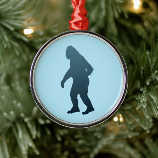 Sasquatch Metalen Ornament (Boom)