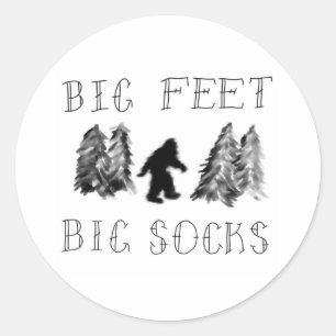 Sasquatch-Mok Ronde Sticker