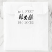 Sasquatch-Mok Ronde Sticker (Tas)