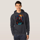 Sasquatch Moonlit Hunt Hoodie (Voorkant volledig)