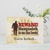 Sasquatch op de los kaart (Staand voorkant)