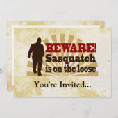 Sasquatch op de los kaart (Voorkant / Achterkant)