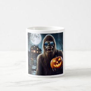 Sasquatch op Halloween Koffiemok