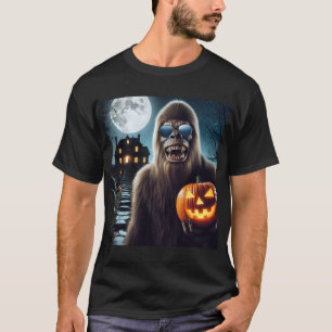 Sasquatch op Halloween T-shirt
