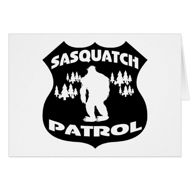 Sasquatch Patrol Forest Badge (Voorkant Horizontaal)
